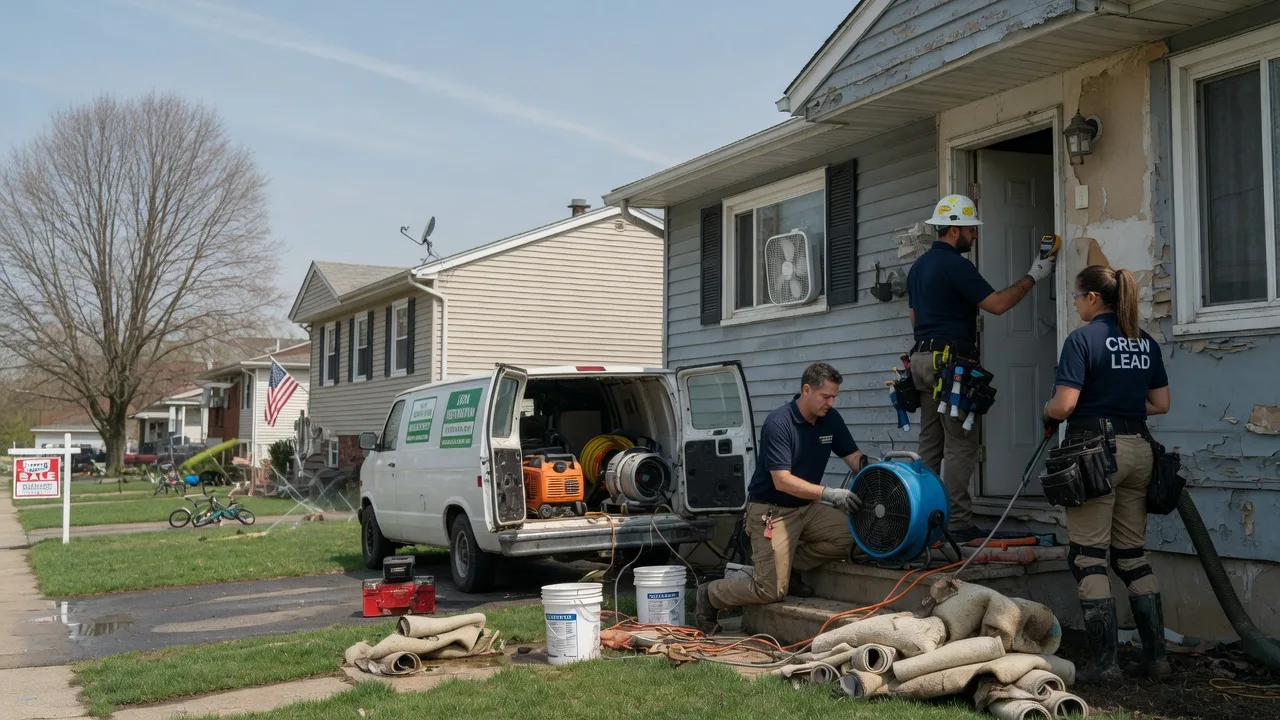Flood Cleanup in Woodland, IL near me